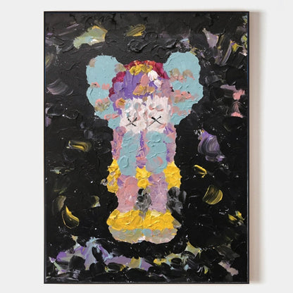 Kaws Maleri i Akryl på Lærred