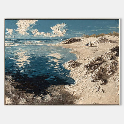 Solen Maleri i Impasto Teknik