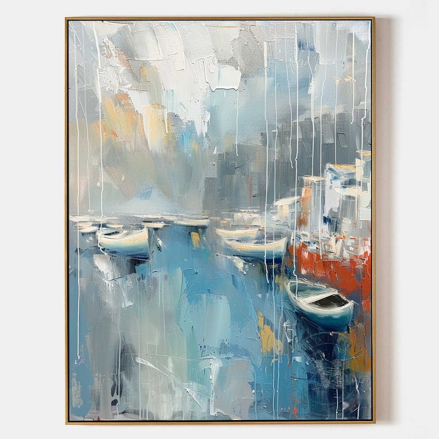 Vægkunst Maleri i Lærred