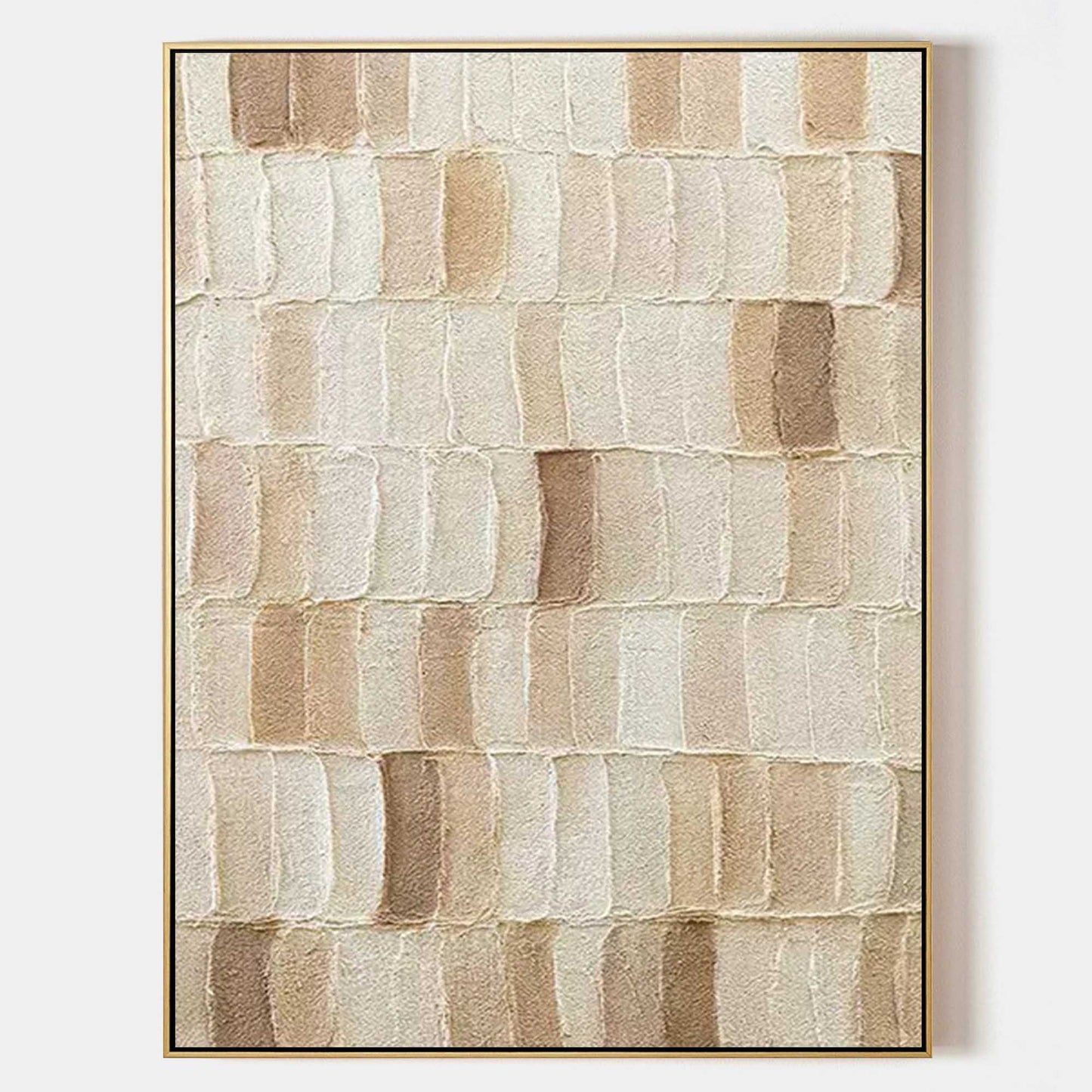 Terracotta Maleri i Olie på Lærred