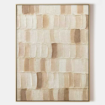 Terracotta Maleri i Olie på Lærred