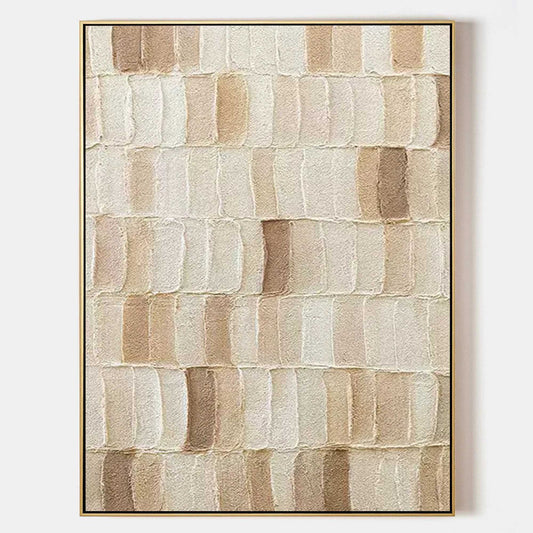 Terracotta Maleri i Olie på Lærred