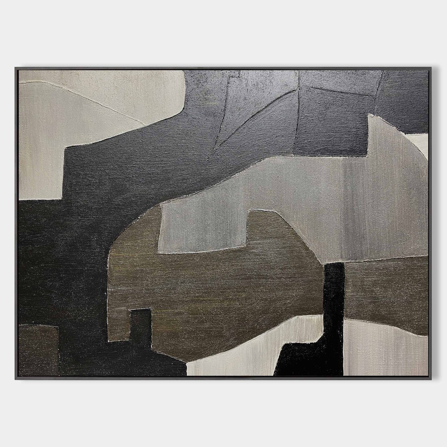Wabi-Sabi Vægkunst i Lærred
