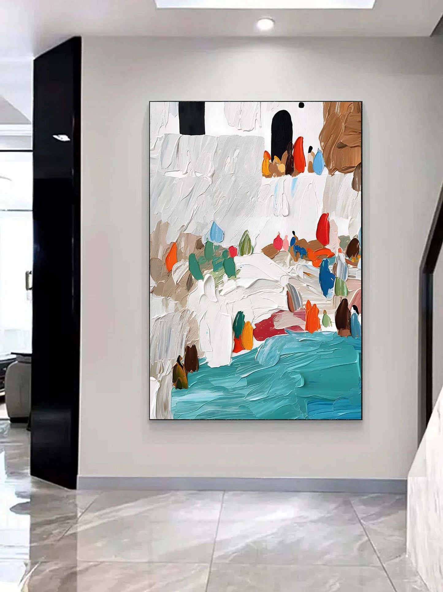 Mediterranean Maleri i Impasto Teknik