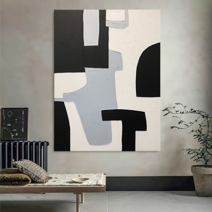 Minimalistisk Vægkunst i Akryl