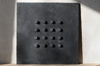 Minimalistisk Maleri i Lærred