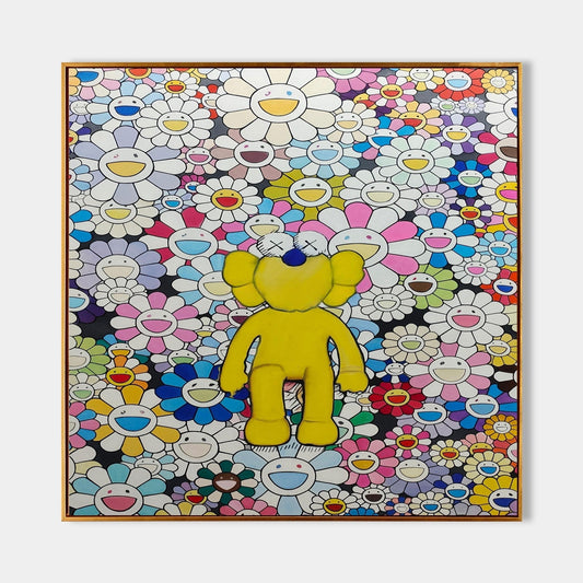 Bearbrick Pop Art Maleri i Lærred