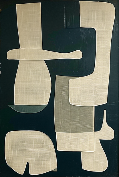Mid-Century Plakat i Papir