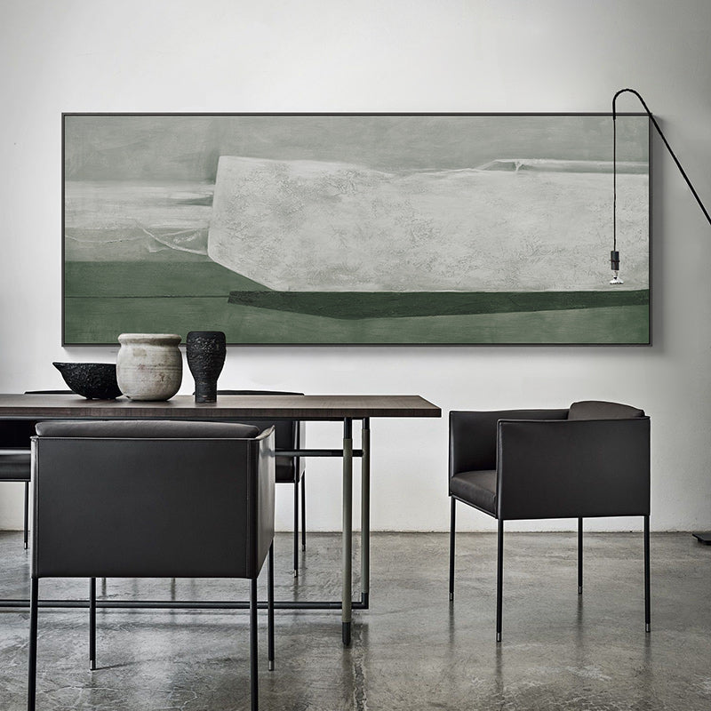 Minimalistisk Maleri i Lærred
