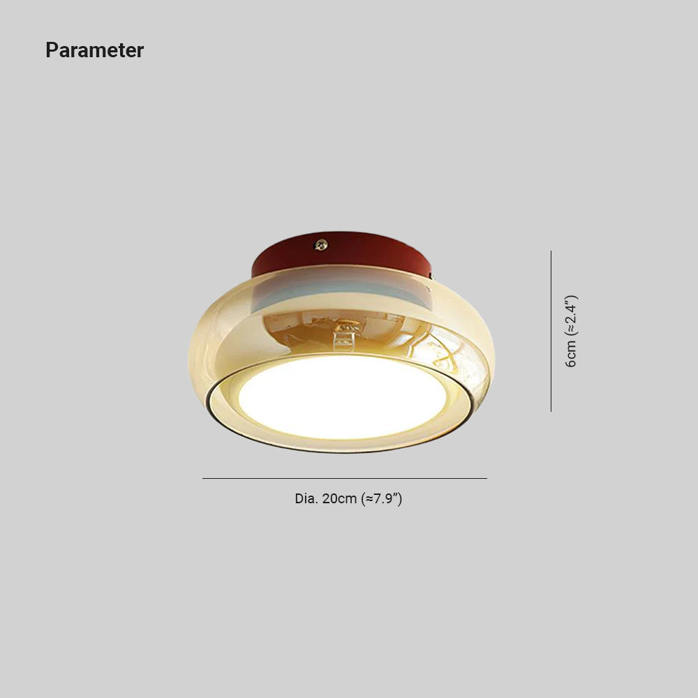 Juni Loftlampe i Glas