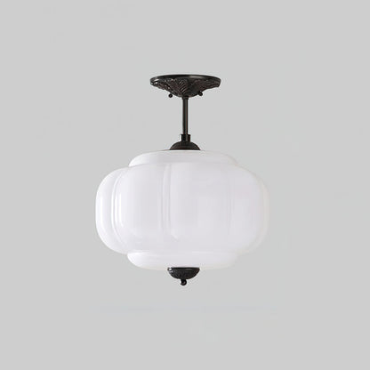 Eldio Loftlampe i Grøn Glas