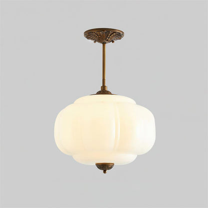 Eldio Loftlampe i Grøn Glas