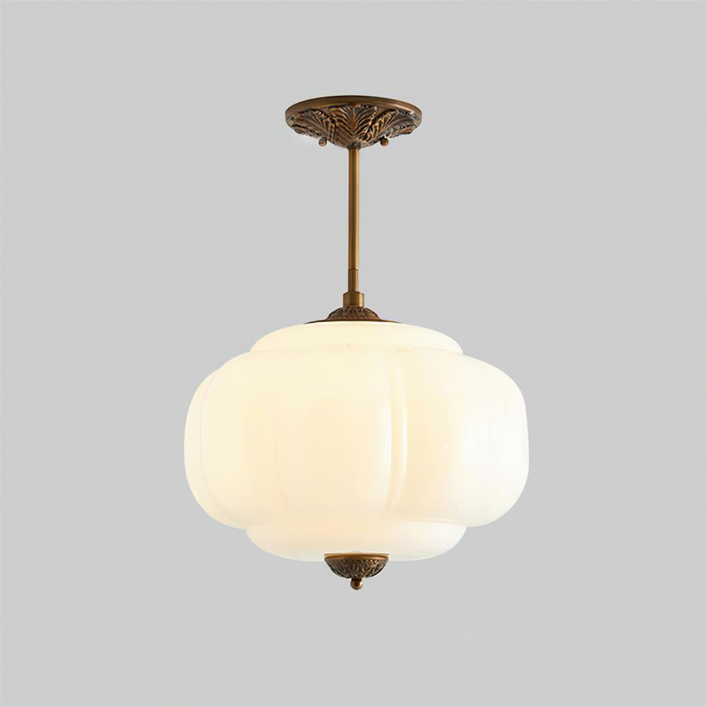 Eldio Loftlampe i Grøn Glas