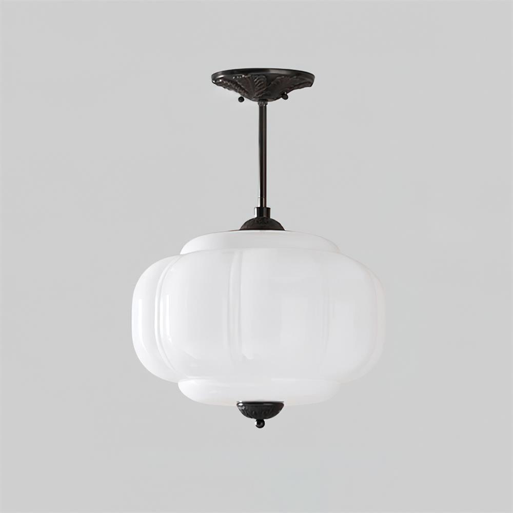 Eldio Loftlampe i Grøn Glas