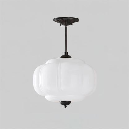 Eldio Loftlampe i Grøn Glas
