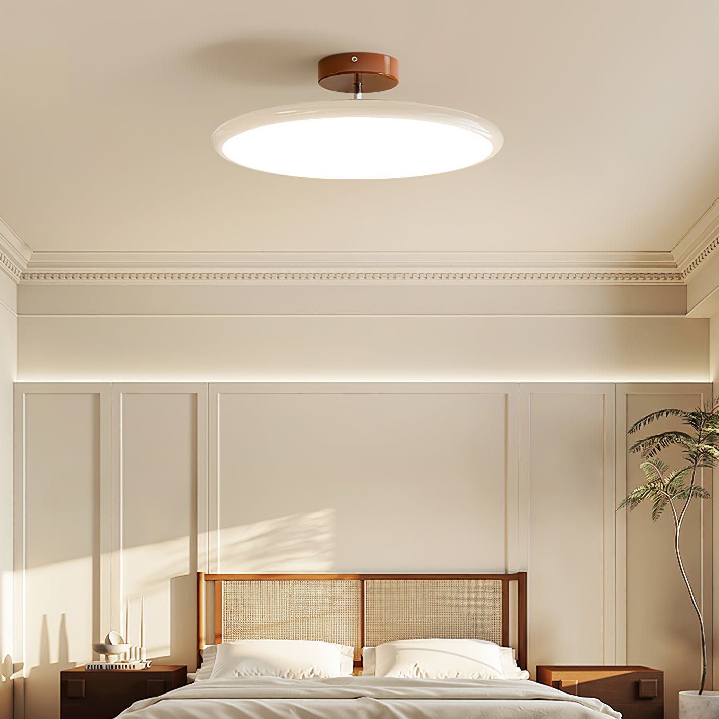 Fyne Loftlampe i Metal