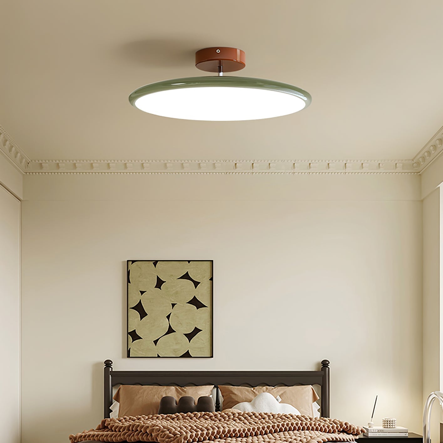 Fyne Loftlampe i Metal