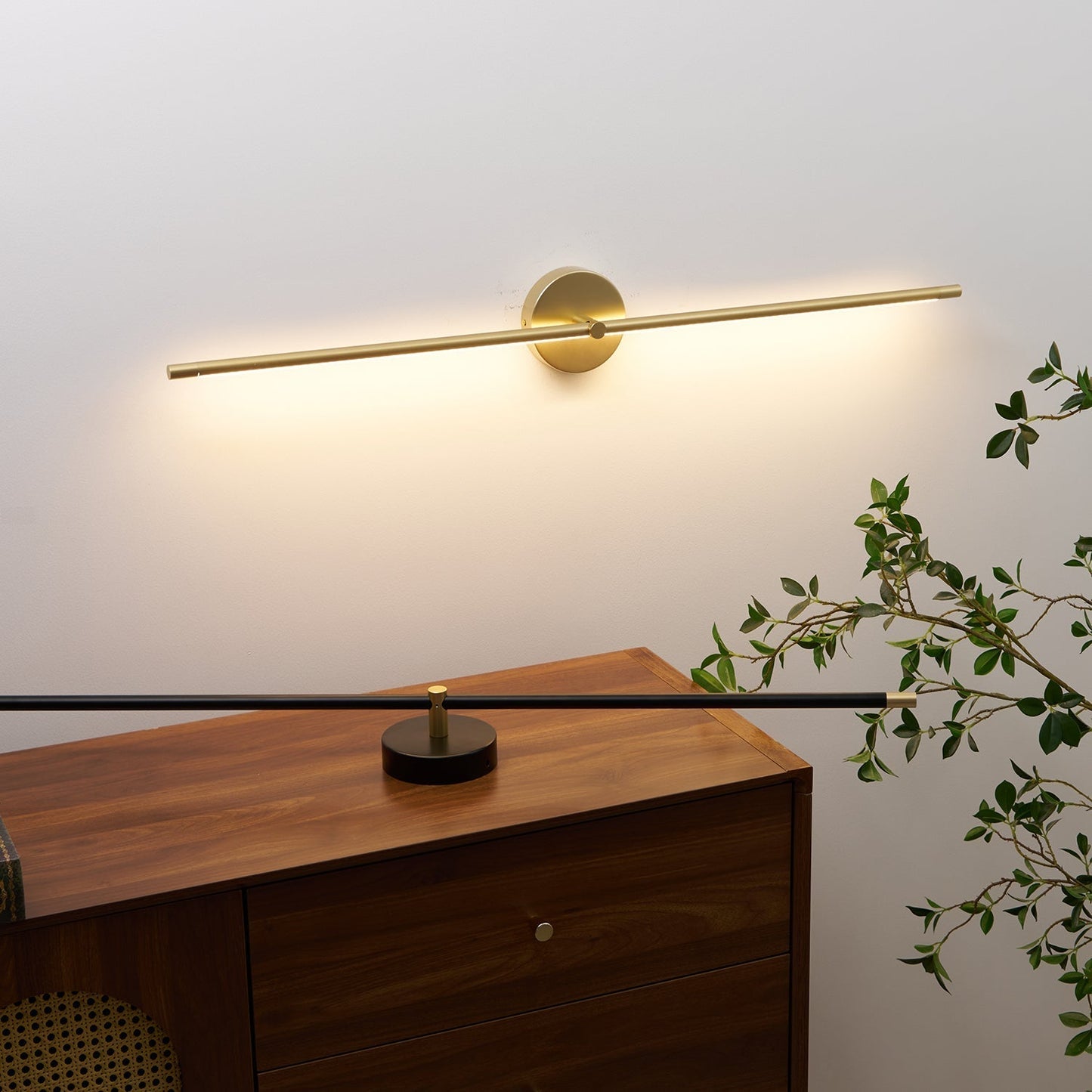 Væglampe i Metal
