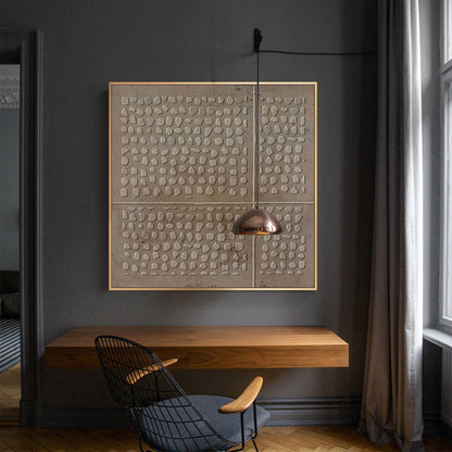 Minimalistisk Vægkunst i Lærred