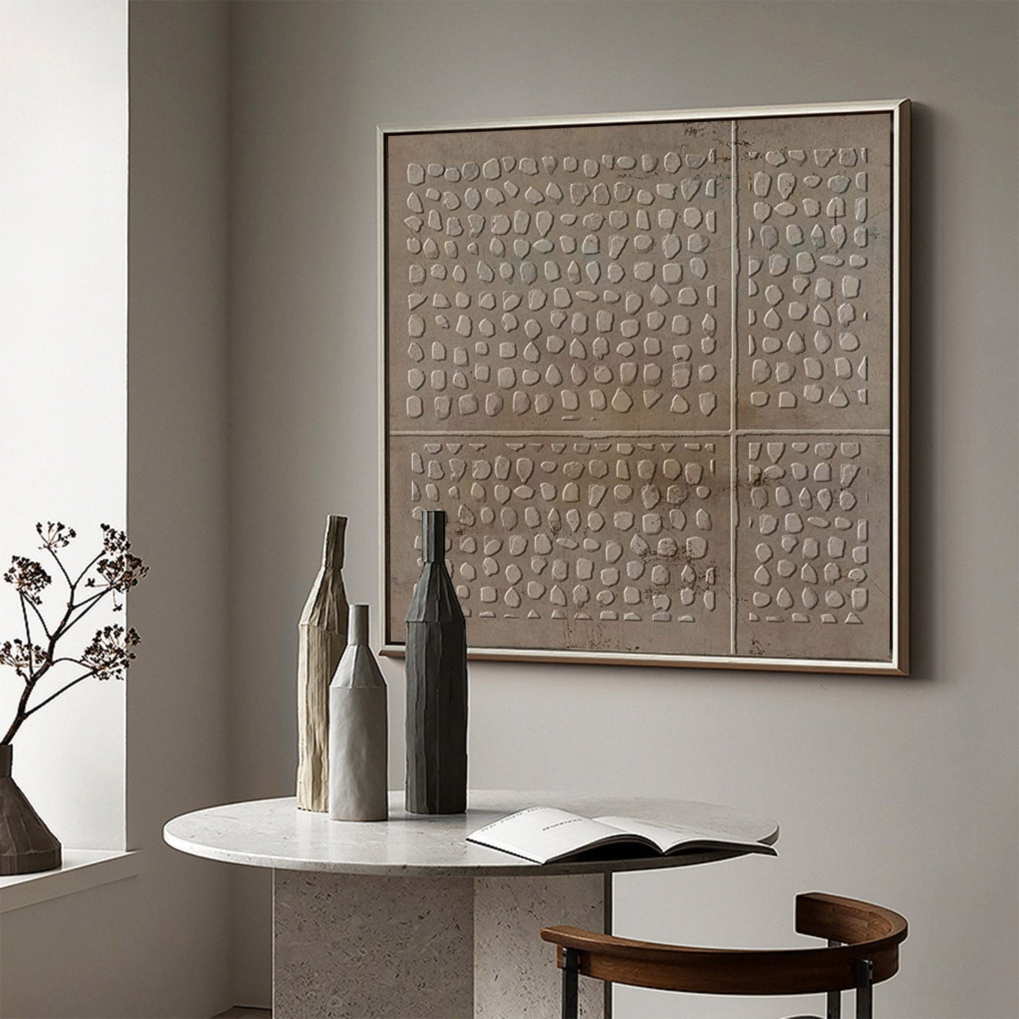 Minimalistisk Vægkunst i Lærred