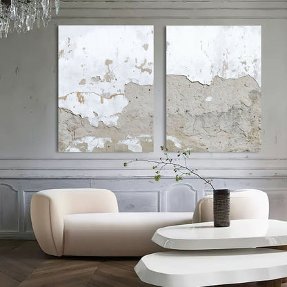 Wabi-Sabi Vægmaleri i Lærred