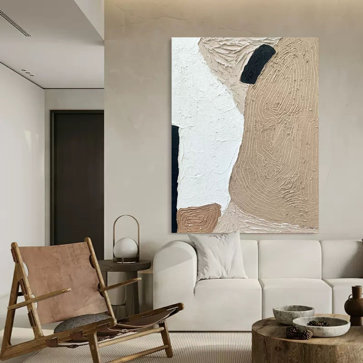 Wabi-Sabi Vægkunst i Ler