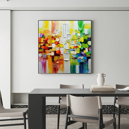 Vibrant Kunsttryk i Olie på Lærred