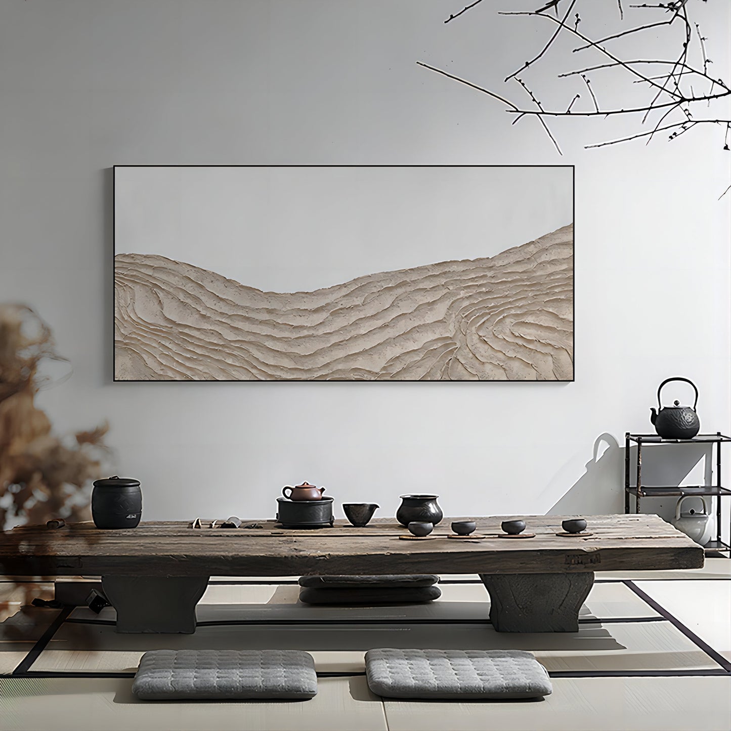 Wabi-Sabi Maleri i Lærred