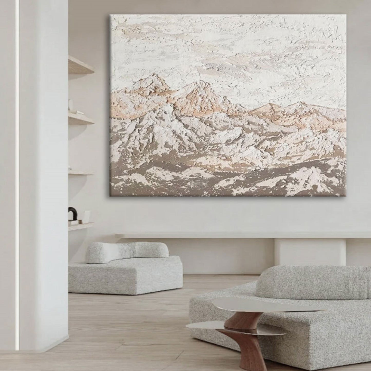 Vægkunst Landskab i Oliefarve