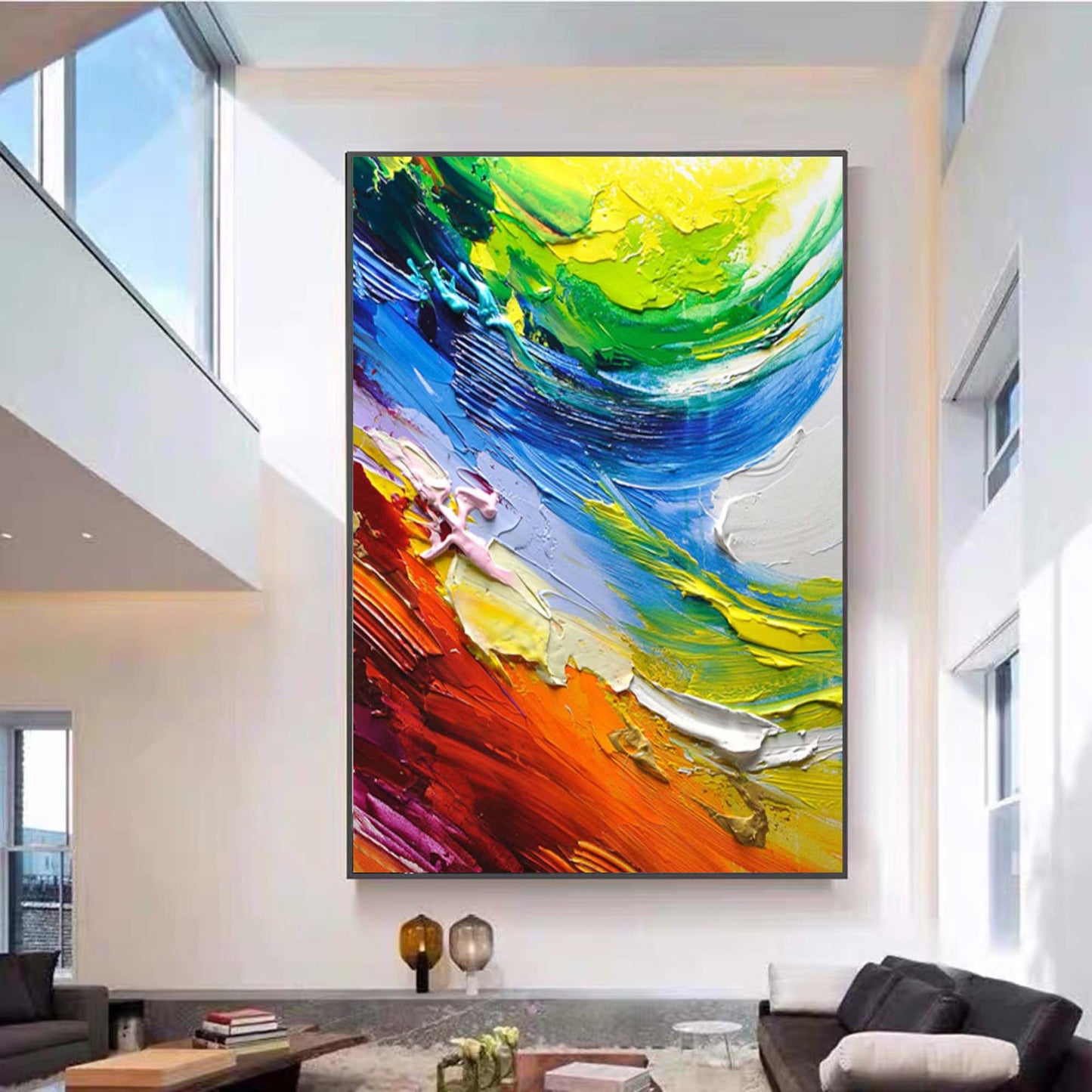 Vibrant Maleri i Akryl