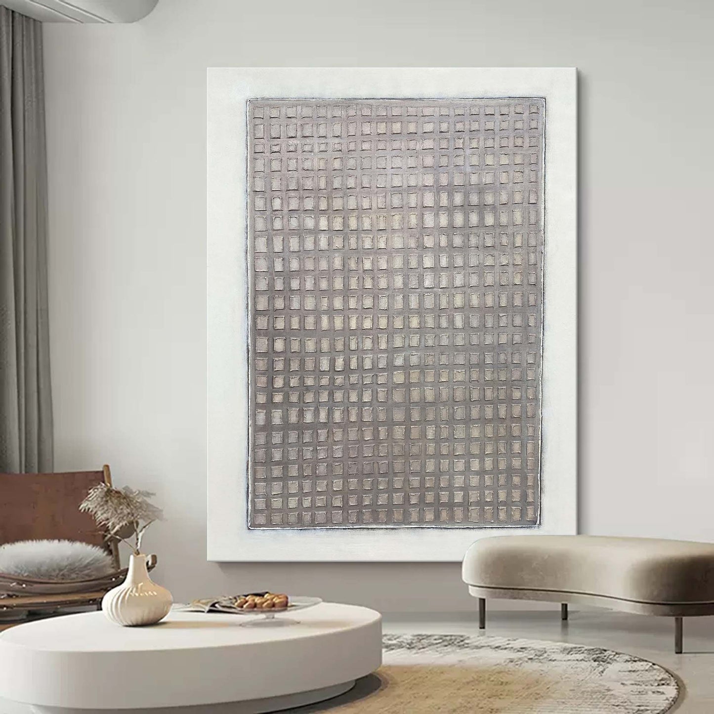 Minimalistisk Vægkunst i Lærred