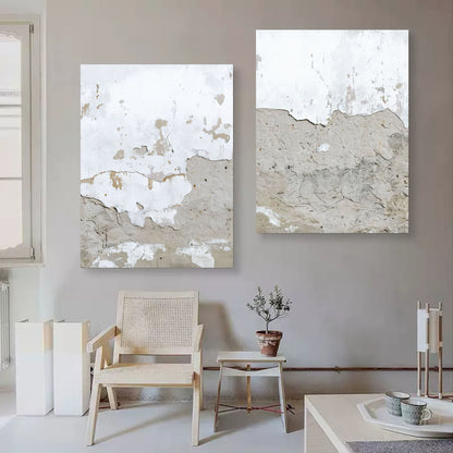 Wabi-Sabi Vægmaleri i Lærred