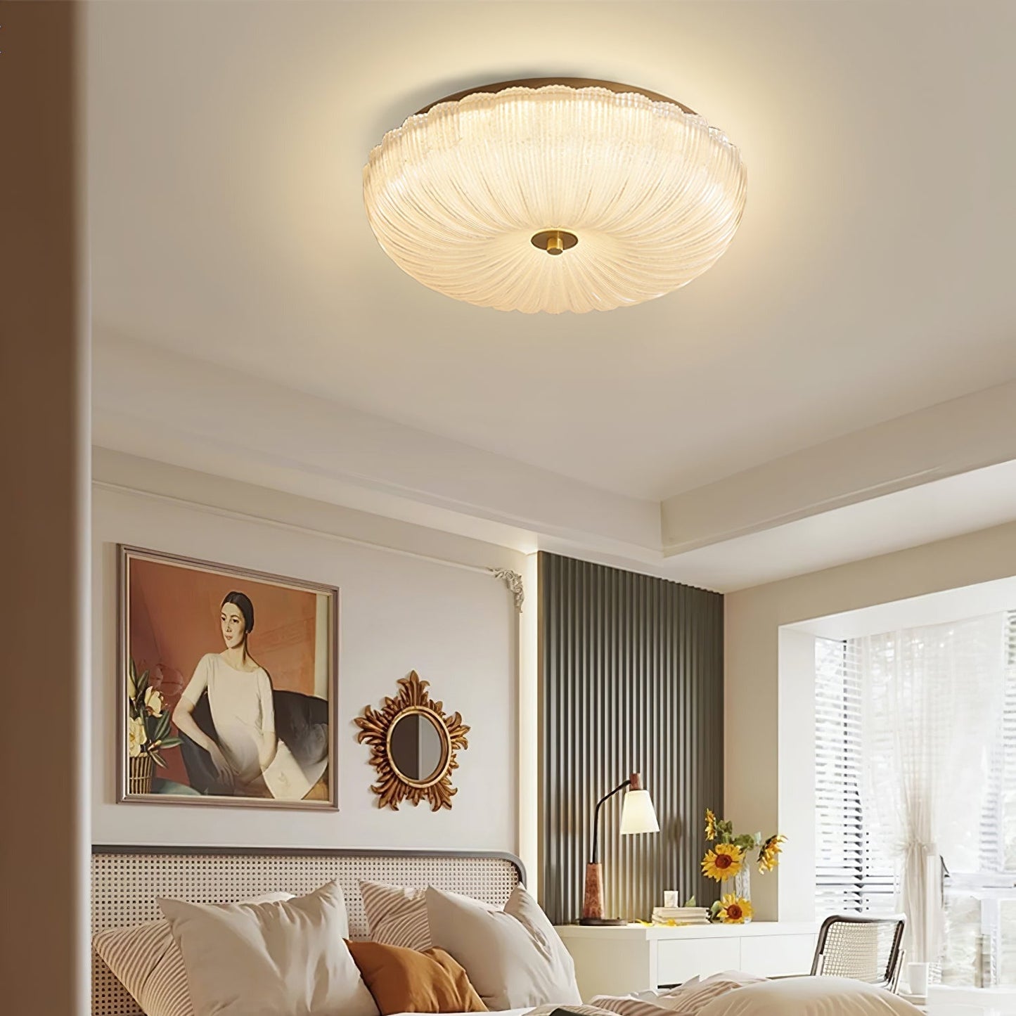 Halo Loftlampe i Glas