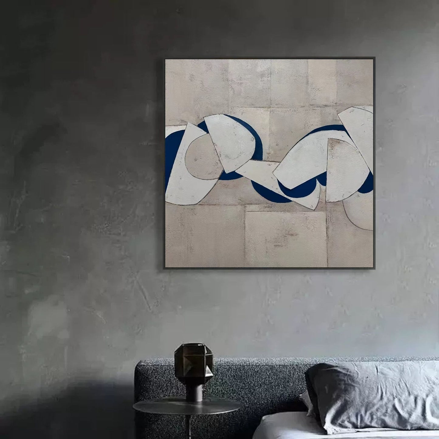 Wabi-Sabi Vægmaleri i Lærred