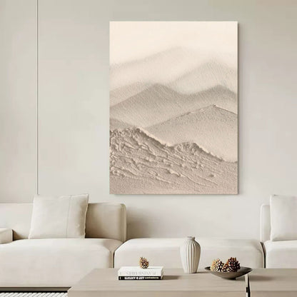 Minimalistisk Vægkunst i Oliefarve