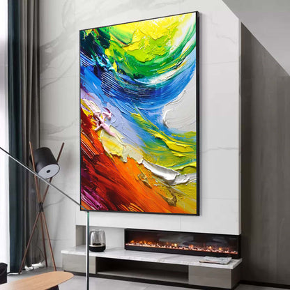 Vibrant Maleri i Akryl