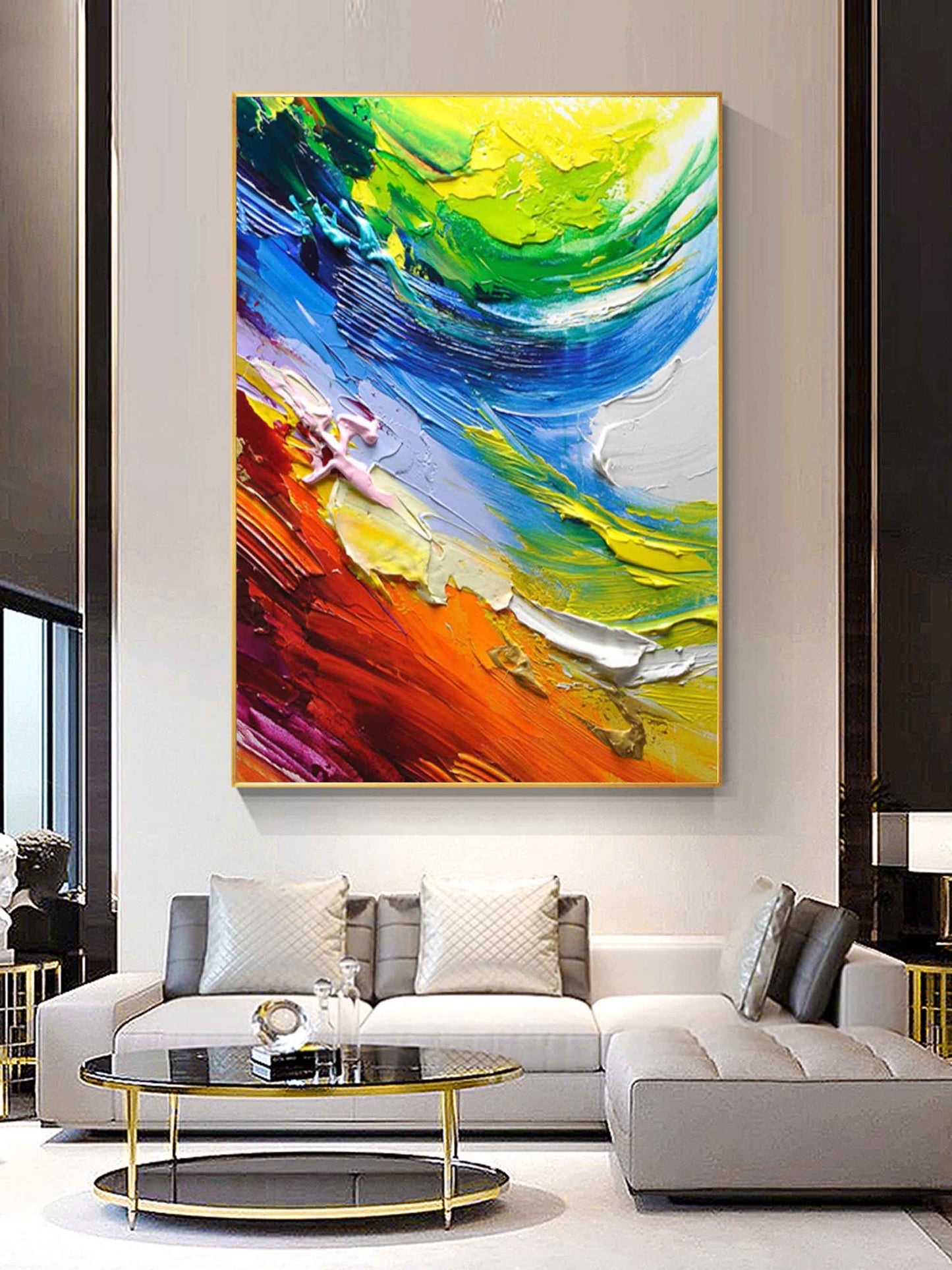 Vibrant Maleri i Akryl