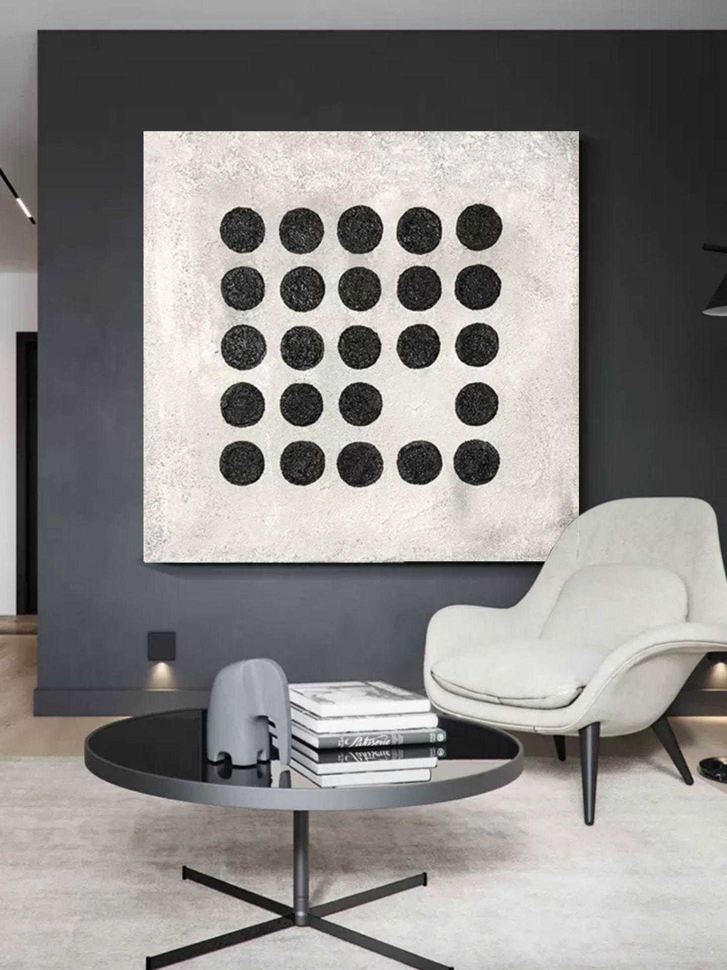 Minimalistisk Vægkunst i Lærred