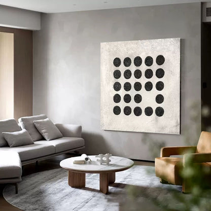 Minimalistisk Vægkunst i Lærred