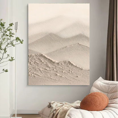 Minimalistisk Vægkunst i Oliefarve