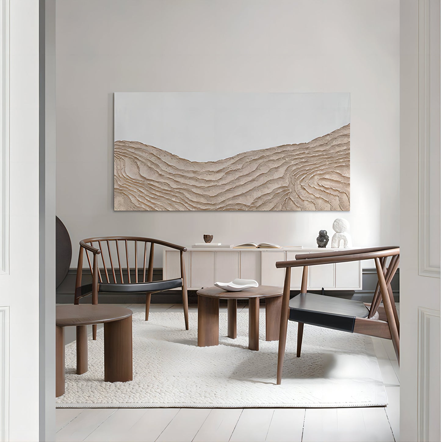 Wabi-Sabi Maleri i Lærred