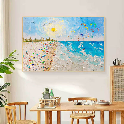 Vibrant Maleri i Akryl på Lærred
