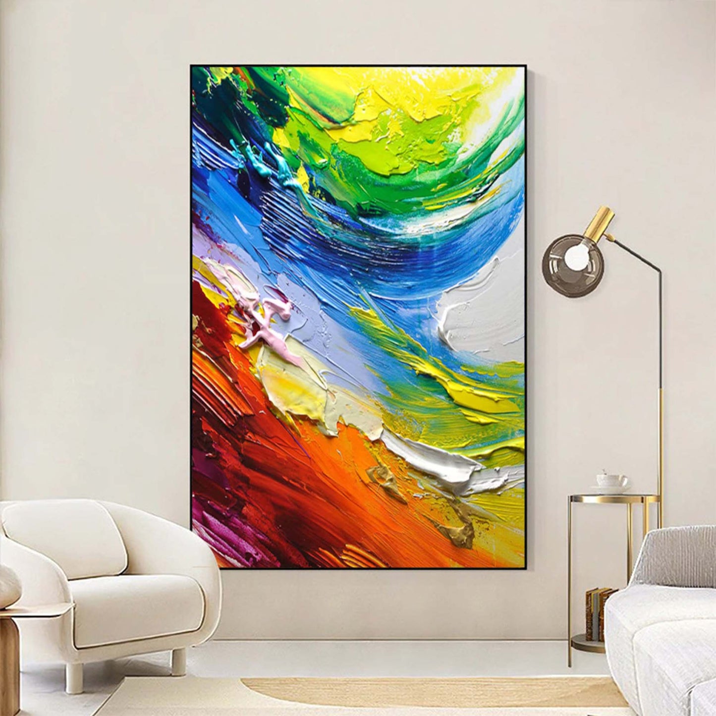 Vibrant Maleri i Akryl