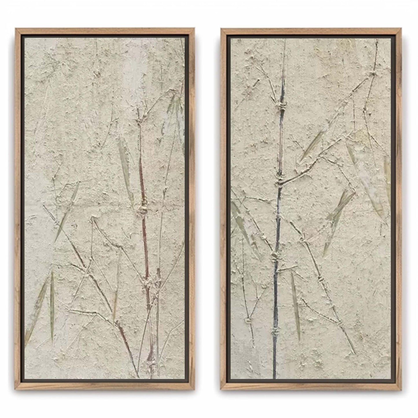 Wabi-Sabi Vægkunst i Bambus