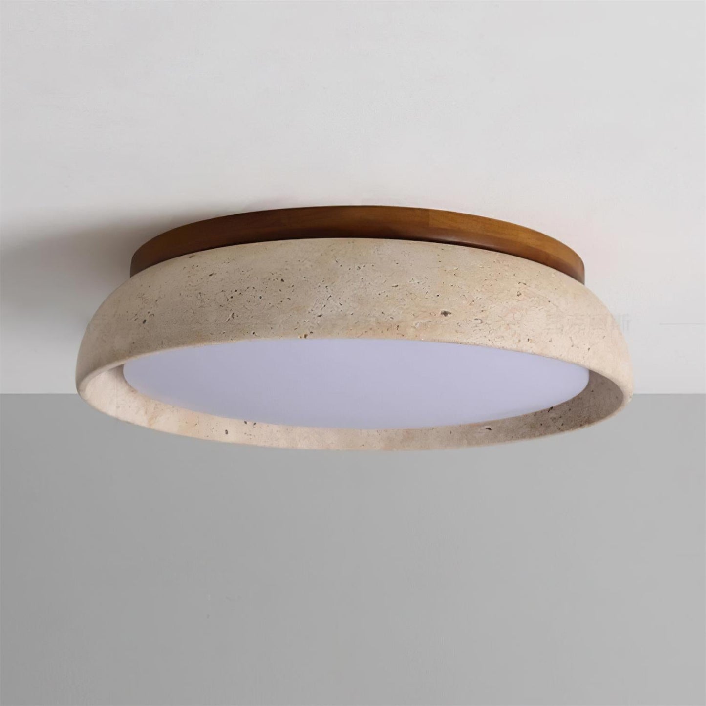 Kloris Loftlampe i Travertin