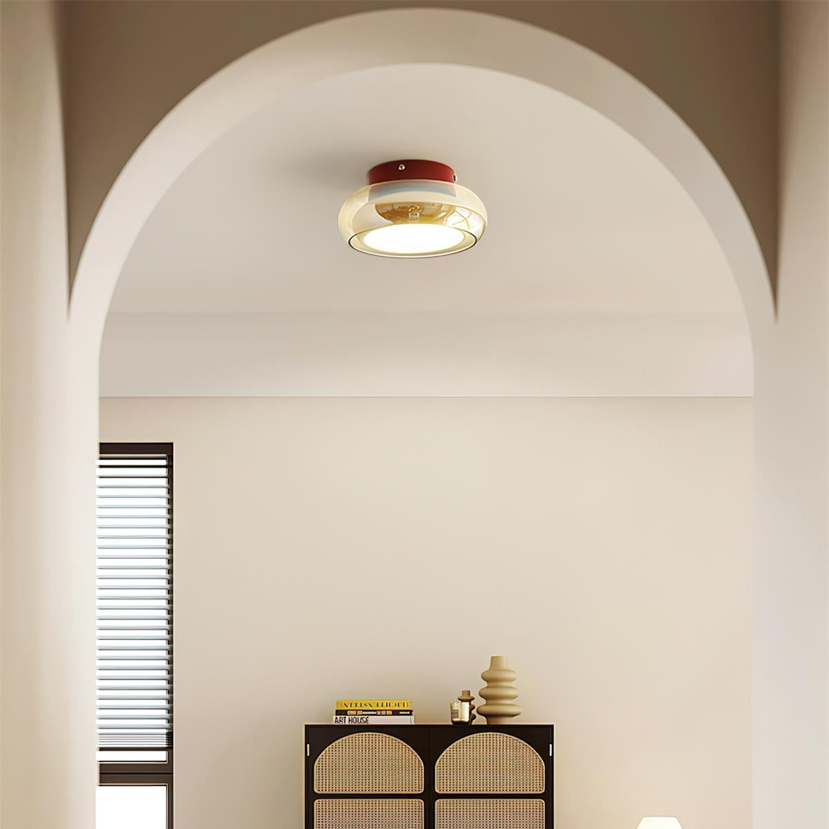 Juni Loftlampe i Glas