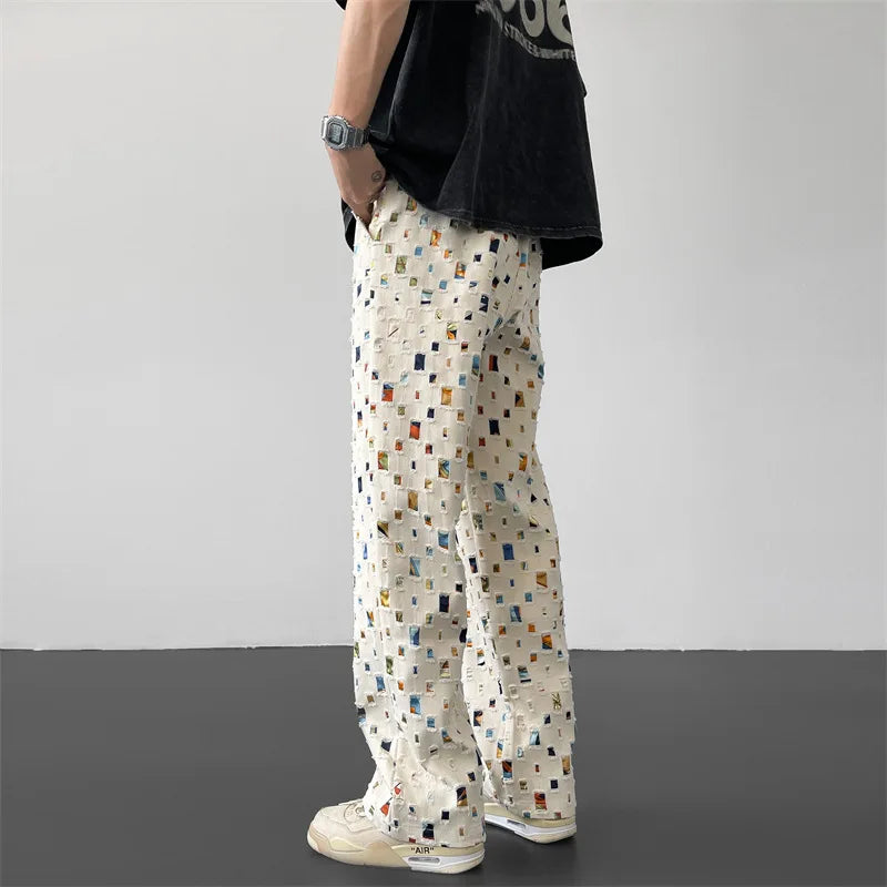MOSAIC - STRAIGHT FIT PANTS