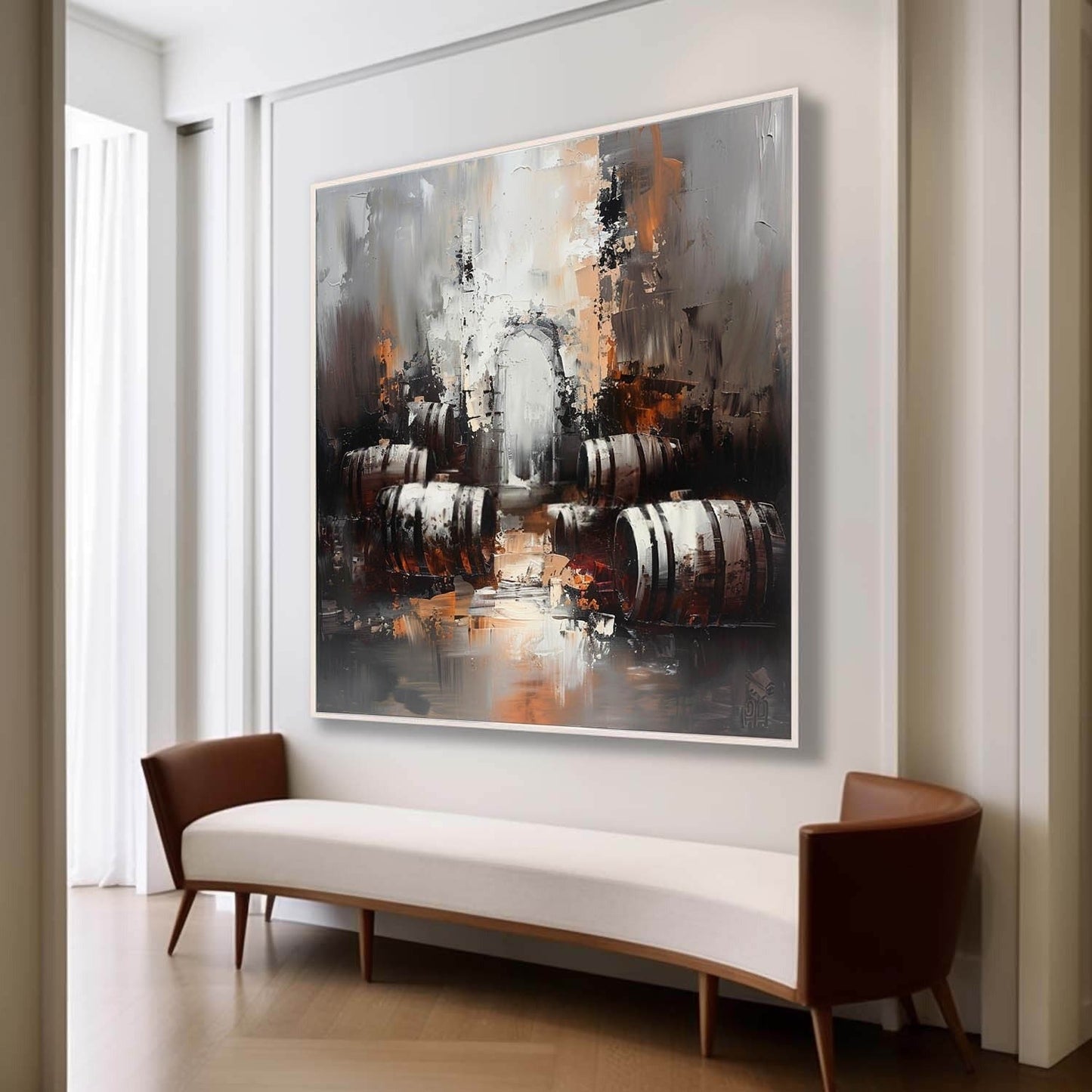 Vægkunst Plakat i Træ
