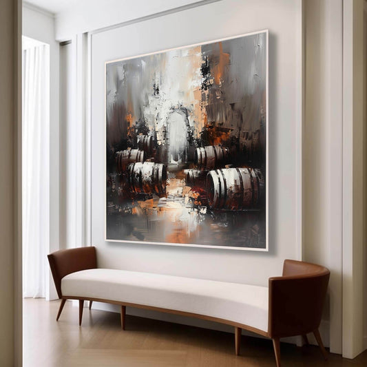 Vægkunst Plakat i Træ