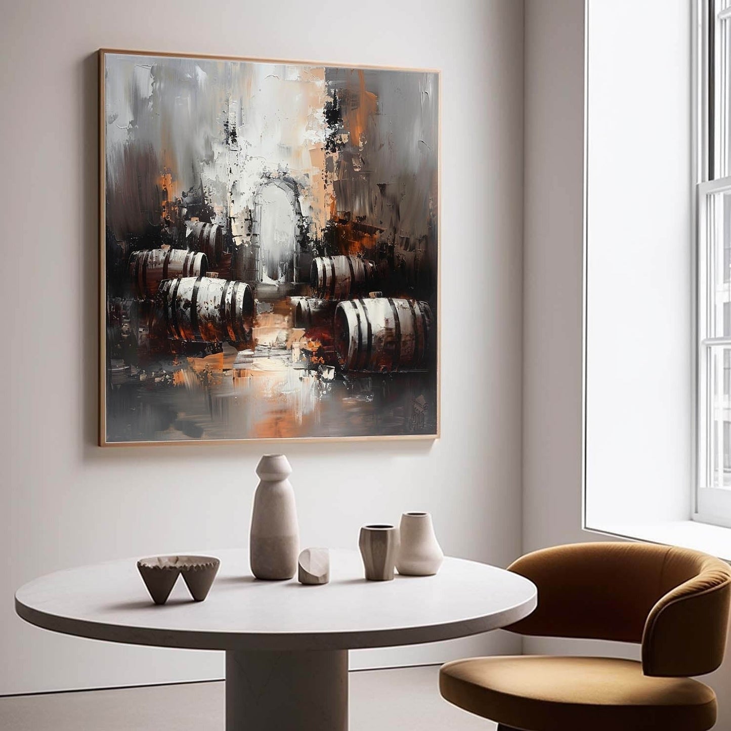 Vægkunst Plakat i Træ